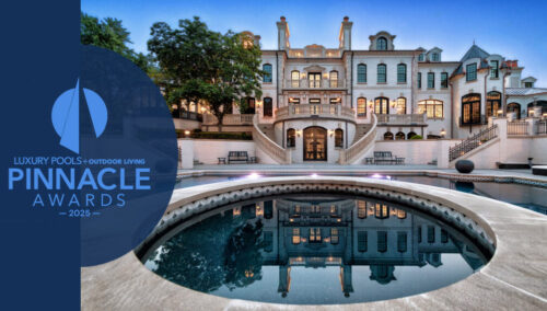 2025 Pinnacle Award winning swimming pool design